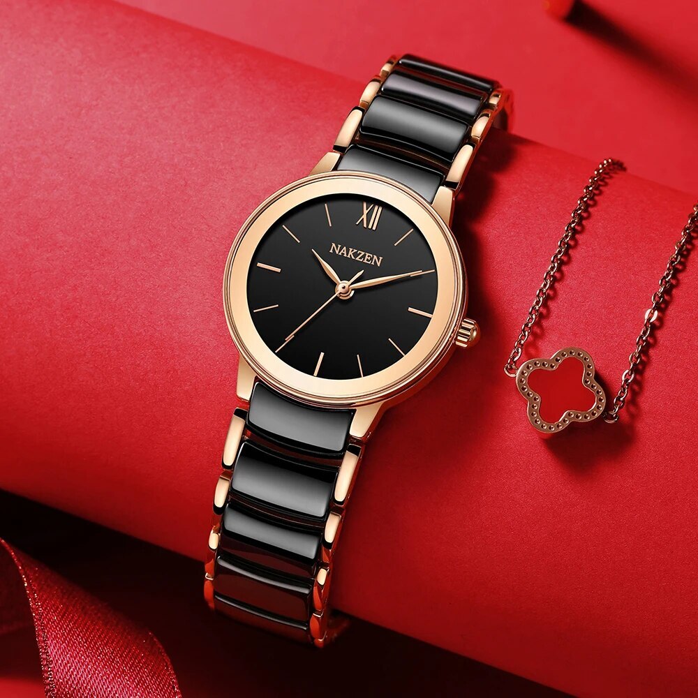 Ladies Diamond Quartz Stainless Steel Watch | Avelmont Time