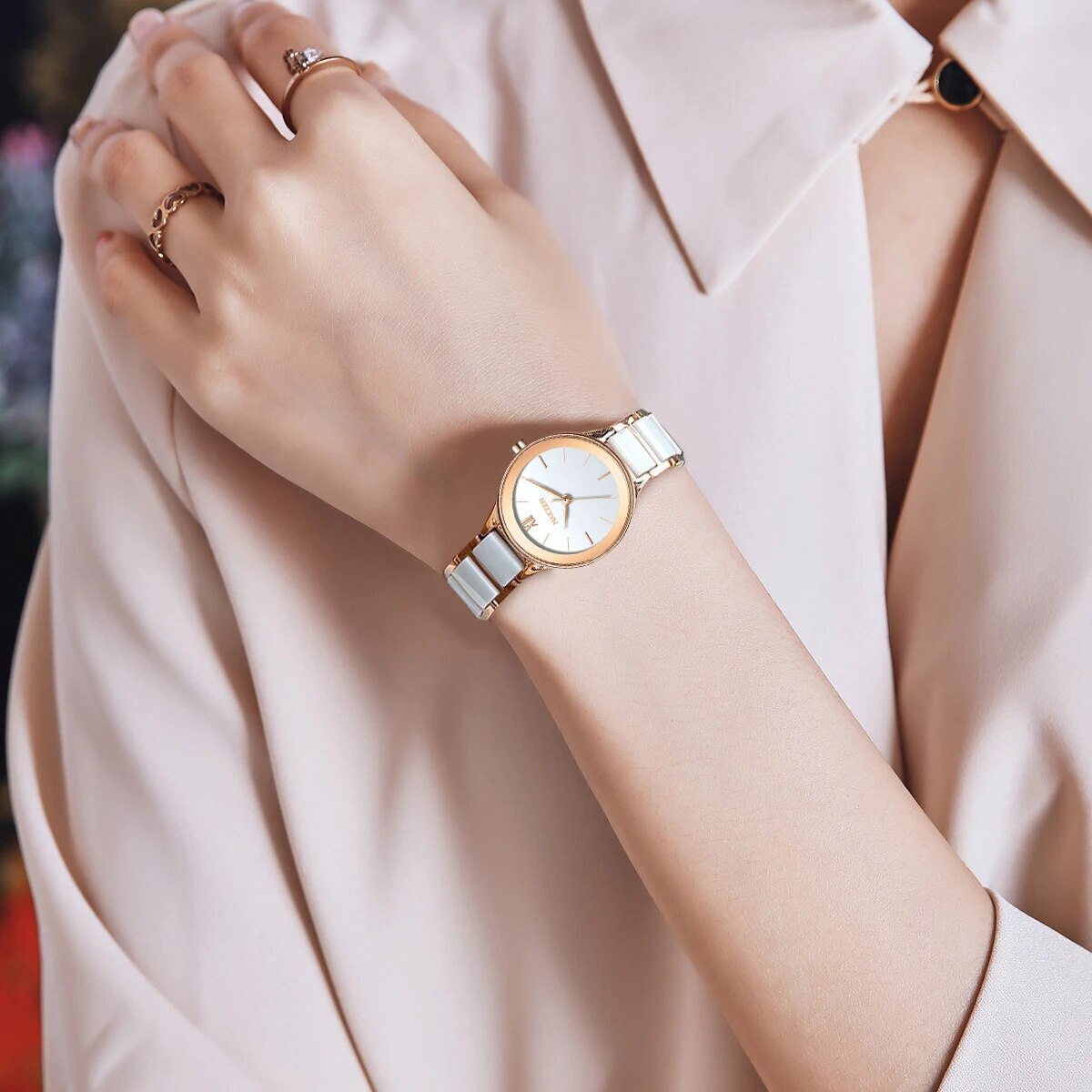 Ladies Diamond Quartz Stainless Steel Watch | Avelmont Time