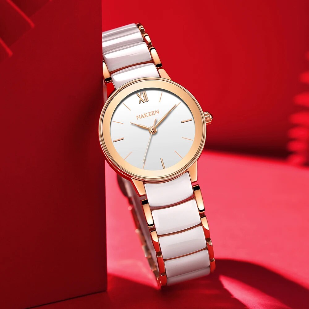 Ladies Diamond Quartz Stainless Steel Watch | Avelmont Time