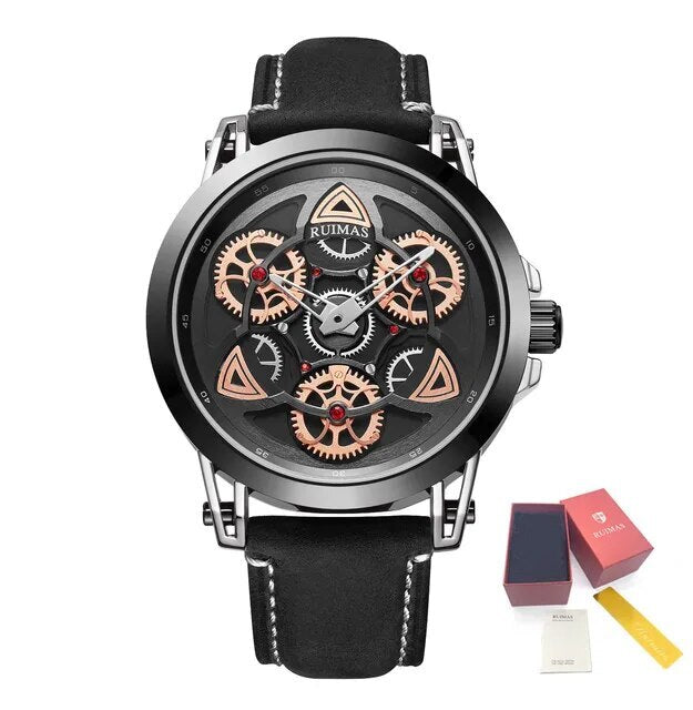 Ruimas Military Quartz Leather Watch | Avelmont Time