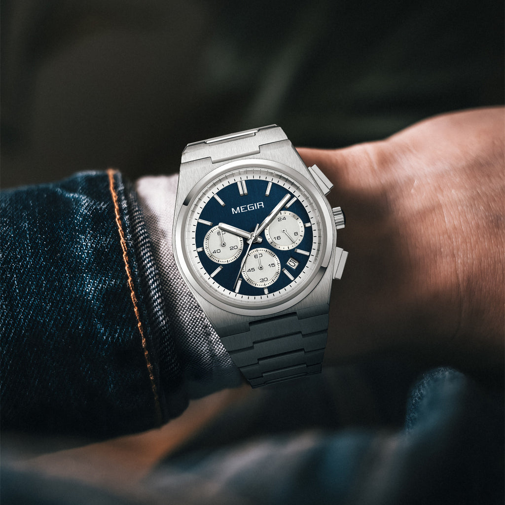Megir Sapphire Steel Business Watch | Avelmont Time