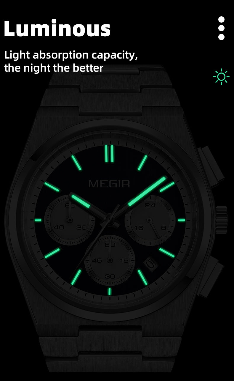 Megir Sapphire Steel Business Watch | Avelmont Time