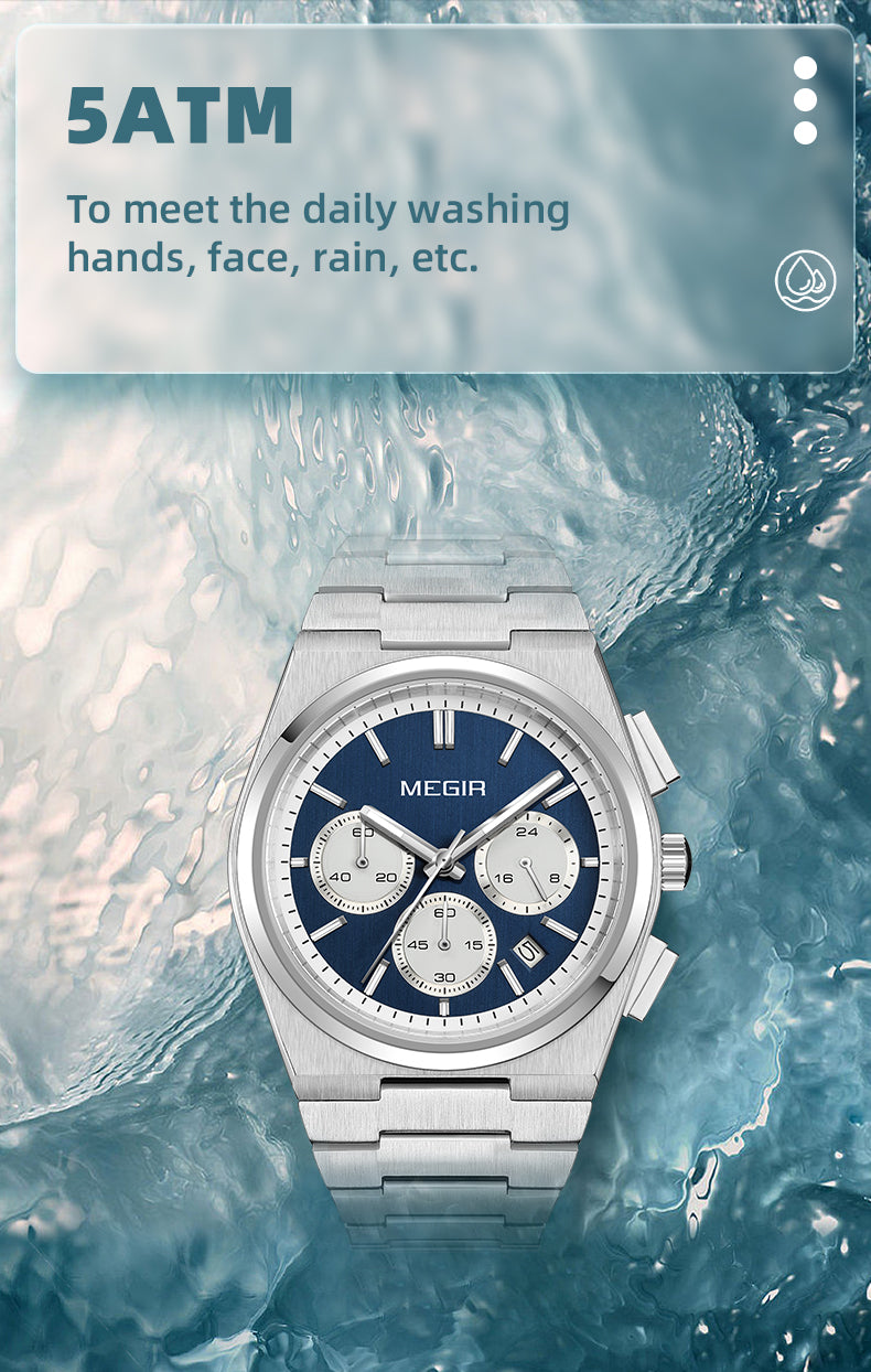 Megir Sapphire Steel Business Watch | Avelmont Time